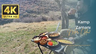 Traditional Turkish Breakfast on a Cliff | Peaceful Forest View and Delicious Food