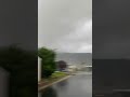 debris flies as apparent tornado appears in la county