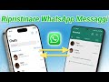 Come Ripristinare i Messaggi WhatsApp (iPhone e Android)  [2025]