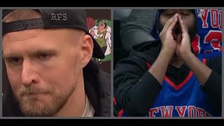 Kristaps Porzingis says he loves hearing the boos when he plays in Madison Square Garden!!