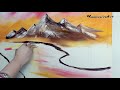 Landscape Mountains Oil Painting Momina's Art