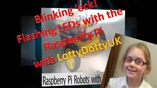 Raspberry Pi Robot – Flashing LED eyes using GPIO pins and Python