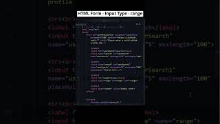 Master HTML Input Type Range: Step-by-Step Example Tutorial! #htmlform #codewithmayur