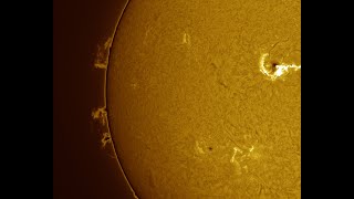 Sun in Hα - Region AR 3784 - Major X1.1 flare