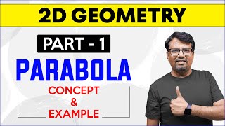 PARABOLA | Definition, Foci, Vertex, Axes, Latus Rectum of Parabola | 2D GEOMETRY - By GP Sir