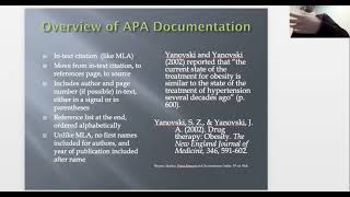 EU Research and Writing Workshop: APA Citation Style