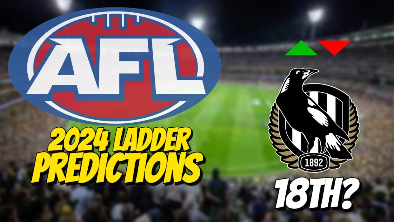 MY “EARLY” 2024 AFL LADDER PREDICTIONS!!! - YouTube