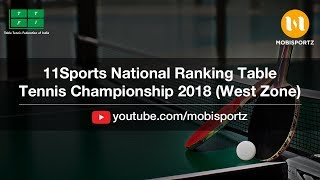 Regan(MH) Vs Payas Jain(DL)-11Sports National Ranking TT Championship 2018 (West Zone)