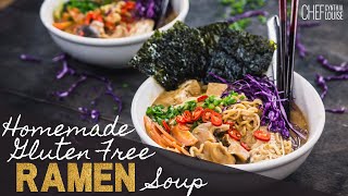 How To Make Homemade Gluten-Free Ramen Soup | Vegan Recipe