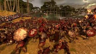 3000 Orcs vs. 3000 Dwarves! Warhammer 2 Total War Battle!