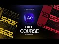 FREE After Effects Course: Seamless Typography Animation by Dope Motions