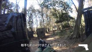 【サバゲー】 エアコキｖｓエアコキ Airsoft Spring Pistol Duel ! YANEX貸切