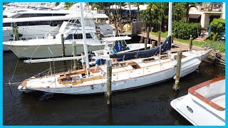 What's Inside This ~100 YEAR OLD Sailing Yacht? [Full Tour] Learning the Lines