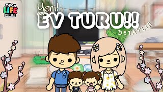 YENİ EVİMİZ! 🏠🤍 {1.KAT} *DETAYLI* EV TURU! / Toca Life World Türkçe / Toca Life King