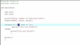 C Programming Tutorial - 10 - Logical Operators