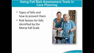 Using Fall Risk Assessment Tools in Care Planning - AHRQ Toolkit for Preventing Falls in Hospitals