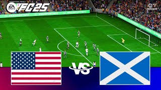 FC 25:  USWNT vs. SCOTLAND (w) | Dec 28, 2024 | International Friendly | PS5 Gameplay