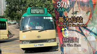 [上山兜大圈] GMB 37M 黃大仙站↺慈雲山 行車片段