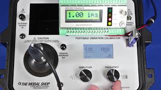 API 670 Compliant Loop Check Testing with Portable Shaker Table