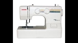 Швейная машина Janome My style 100. Обзор. Заправка шпульки и нитки