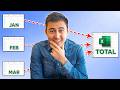 EASILY Combine Multiple Excel Sheets Into One With This Trick