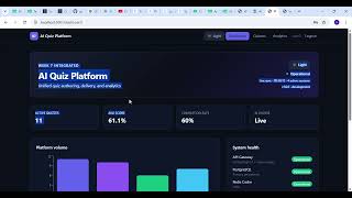 Week 7: AI Quiz App with FastAPI, React, PostgreSQL & Gemini (Docker) #aie #aiengineering #ai #quiz