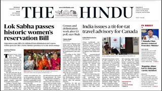 Q&A- Session The Hindu Newspaper 21 SEPTEMBER 2023 + Summary with MIND MAPS