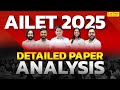 AILET 2025 Paper Analysis | AILET Paper Analysis | AILET Paper Solution Live | AILET 2025