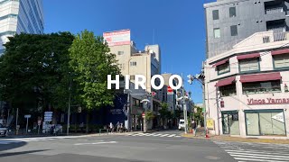 【4K】朝の白金高輪〜広尾を散歩（2022年4月）／商店街、コーヒー