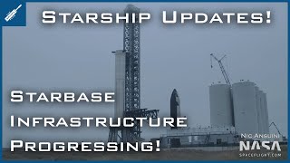 Starbase Infrastructure Progressing! 39A Starship Groundwork! SpaceX Starship Updates! TheSpaceXShow