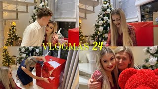 VLOGMAS #24 WIGILIA!CO DOSTAŁAM NA ŚWIĘTA?