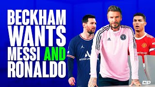 Beckham Wants Ronaldo AND Messi!| Clutch #Shorts
