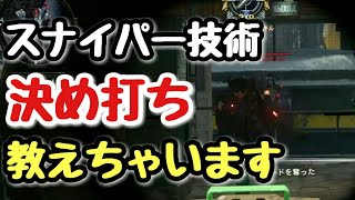 【BO4:実況】クイックショットよりも大事！？スナイパー初心者絶対見てほしい！スナイパー技術「決め打ち」教えます！【津軽弁】