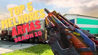 VERDADEIRAS 5 MELHORES ARMAS NO COD MOBILE SEASON 10