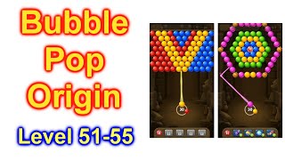 Bubble Pop Origin! Puzzle Game Level 51-55 How To Play