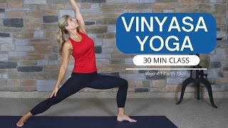 Vinyasa Yoga Flow 30 Minutes | Yoga 4:13 with Tauni