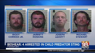 Beshear: 4 Arrested In Child Predator Sting