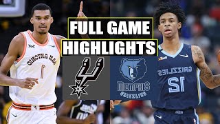 San Antonio Spurs vs Memphis Grizzlies FULL GAME Highlights | Nov.11.18 | 2023 NBA Regular