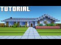 Minecraft Tutorial: How To Make A Modern Suburban House 1 