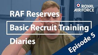 RAF Basic Recruit Training Course Diaries 5: Inspections \u0026 Exams! #military #militarytraining