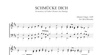 Soul, Adorn Yourself with Gladness – SCHMÜCKE DICH Hymn Reharmonization