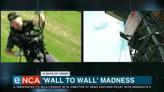 Michael Marillier climbs down a building: 12 Days of Crazy