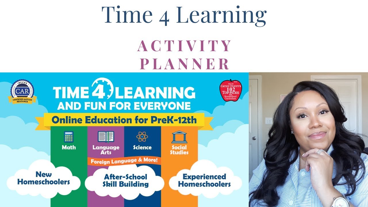 Time4learning Activity Planner Youtube