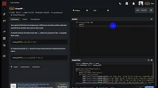 Array.diff - Python - Codewars