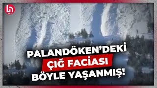 Milli sporcu hayatını kaybetmişti! Palandöken'deki çığ faciasının görüntüleri ortaya çıktı!