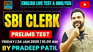 ENGLISH SBI Clerk Pre Test  - PRADEEP PATIL