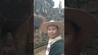 Wonderful carvings at elephant terrace រូបចម្លាក់អស្ចារ្យនៅលានជនដំរី