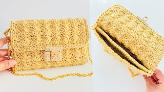 Amazing DIY crochet bag | Very easy model!!