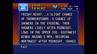 Forecast for Charleston, WV (WeatherSTAR4000)