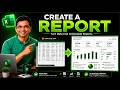 Create Professional Reports in Excel & Export to PDF | Excel Reporting Tutorial
